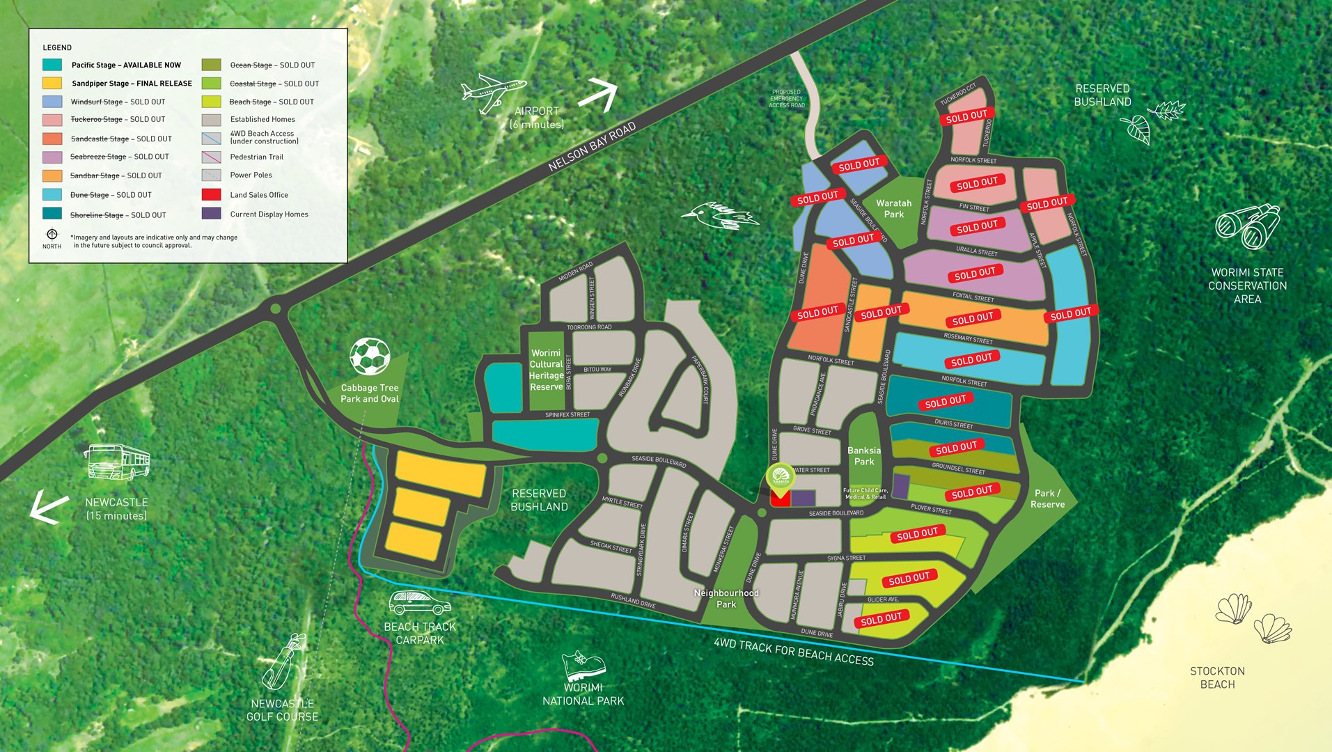 Lot 2031 Seaside , Fern Bay NSW 2295 House For Sale 2013844411